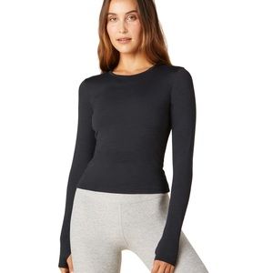 Beyond Yoga Heather Rib Protect Me Sun Shirt